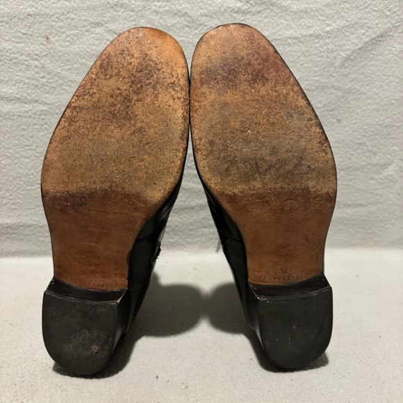 Black Leather Chelsea Ankle Boots Womens size 5 made in Mexico - Picture 5 of 10